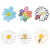 GD Same Style Small Daisy Brooch SUNFLOWER Badge Lightning Daisy G-Dragon Color Daisy Brooch Wholesale