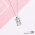 2022 New Arrival English Letter Pendant Rhinestone Micro-Inlaid Necklace Clavicle Chain European and American Ins Style Necklace
