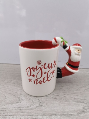 Christmas Cup, Santa Claus, Christmas Gift, Christmas, New Ceramic Christmas Cup