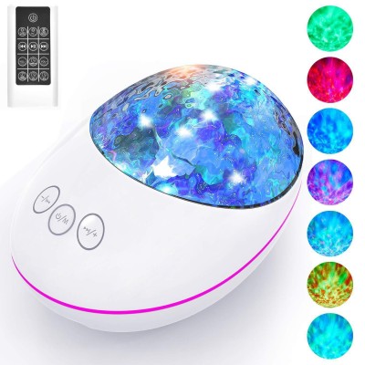 Bluetooth Remote Control Led Children Small Night Lamp Cross-Border Foreign Trade  Ocean Projection Lamp 