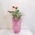 Hot Sale Creative Cabbage Glass Vase Ins Style Hand-Blown Vase Cherry Pink Transparent Vase