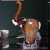 Glass Furnishing Article Glass Elephant Decoration Entrance Decoration Soft Decoration Home Decoration Relocation and Opening High-End Gift