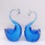 Ins Style Decorative Ornaments Minimalist Creative Gift Handmade Stained Glass Crystal Swan Geomancy Decoration