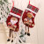 Christmas Decorations Christmas Stockings Doll Pendant Doll Three-Dimensional Linen Socks Christmas Gift Bag Long Legs Christmas Stockings