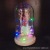 Luminous Glass Cover Eternal Dried Flower Small Night Lamp Led Glass Cover Ornaments Cross-Border Valentine's Day Birthday Gift Ornaments