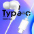 Luo Shiqi Tpy03 Mobile Phone Headset Oblique in-Ear Stereo Headset Tpye-c Interface Applicable to Huawei Earphone
