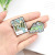 Creative Cartoon Outdoor Travel Hiking Landscape Image Brooch Mountain River Book Style Collar Pin
