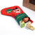 Christmas Decoration Supplies Santa Claus Non-Woven Fabric Apple Gift Bag Large Golden Edge Green Mouth Christmas Stockings
