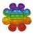 Small Rainbow Octagonal Square Flower Bear Rat Killer Pioneer Children's Mental Calculation Desktop Educational Silicone Toy