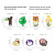 Student Cute Cartoon Bear Branch Brooch Animal Crossing Pin Enamel Paint Backpack Collar Badge