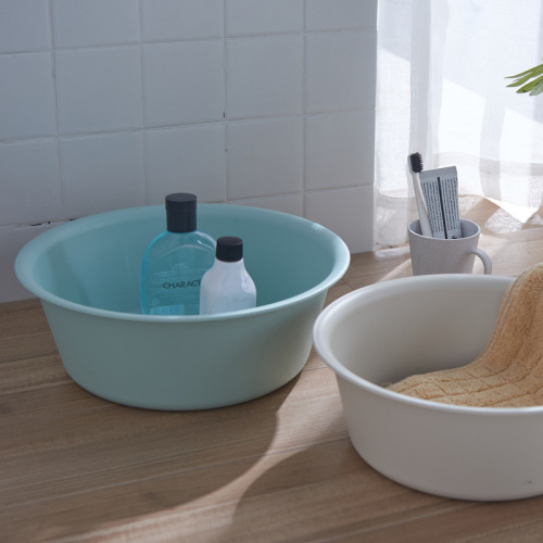 Small Size Plastic Basin Wash Basin Plastic Minimalist Washing Basin Washbasin Household Kitchen and Bathroom