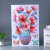 Flower Wall Sticker Bedroom Decoration Wall PVC Sticker Decoration Stickers Painting Stickers 3D Vase Layer Stickers Wholesale