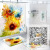 Shower Curtain Four-Piece Set Sunflower Series Bathroom Four-Piece Set Shower Curtain Toilet Mat Three-Piece Set