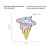 Creative Space Ice Cream Brooch Universe Star Cone Pin Badge Alloy Dripping Oil Anti-Unwanted-Exposure Buckle Wholesale
