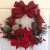American Christmas Wreath Door Hanging Christmas Vine Ring Wholesale Artificial Wreath Cotton Wall Hanging Decoration Wedding Ceremony Layout