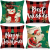2022 Amazon Christmas New Pillow Cover Santa Claus Letter Truck Dwarf Cushion Cover Home Pillowcase