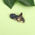 Cartoon Moth Luminous Animal Alloy Jewelry Brooch Cute Firefly Luminous Pin Clothes Anti-Unwanted-Exposure Buckle