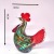 Glass Chicken Ornaments Creative Glass Crafts Home Soft Outfit Model Room Decoration Ornament