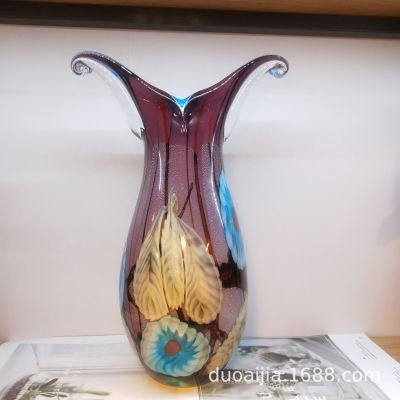Vase Crafts Decoration Creative Vase Glass Ornament Neo Chinese Style Ornaments