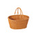 Rattan-like Outdoor Picnic Basket Fruit Basket Fruit Basket Fruit Basket Wicker Straw Woven Bag Shopping Basket Storage Vegetable Basket Portable Flower Basket