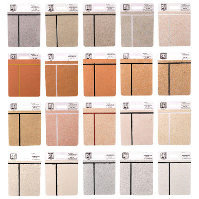 Calcined Color Sand Deployment Exterior Wall Particle Texture-Sensitive Paint Pottery Ornamental Stone Paint Weather-Resistant Washable Factory Direct Supply