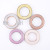 Eyelet Decoration fancy plastic curtain rings hook and lopp