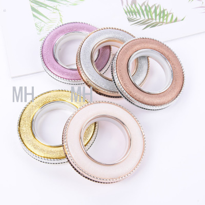 Eyelet Decoration fancy plastic curtain rings hook and lopp