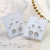 Earings Set 2021 New Simple Elegant Earrings Women Retro Hong Kong Style Eardrops Small and Versatile Earrings Wholesale