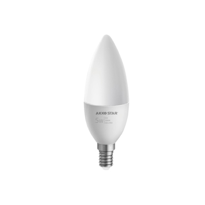 Akkostar E14-3000K LED Bulb Candle Bulb Decorative Lamp