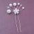 Bridal Handmade Hair Accessories Pearl Flower Crystal Pin Hairpin Hairpin Headdress Ornaments Hair Accessories