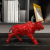 Nordic Graffiti Cow Ornaments Creative Colorful Resin Crafts Home Living Room Wine Cabinet Office Desk Surface Panel Decorations