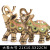 Fortune Bring Elephant Decoration Resin Crafts Living Room Wine Cabinet Hallway Decoration Factory Direct Sales Lucky Elephant Home Ornament