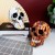 Cross-Border Simulation Skull Decoration Halloween Colorful Skull Gift Horror Secret Atmosphere Bar Haunted House Decoration