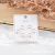 Three Pairs of Well-Shaped Zircon Sterling Silver Earings Set Simple Daily Geometric Earrings Niche Design Earrings Female Fashion