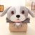 Dogs Dog Plush Toy Car Siesta Pillow Quilt Flannel Airable Cover Air Conditioning Blanket Three-in-One