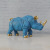 Creative Rhinoceros Ornaments Animal Resin Crafts Home Decoration Living Room TV Cabinet Wine Cabinet Decorations Factory Wholesale