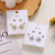Sterling Silver Needle Earrings Set Combination High Sense 2021 New Trendy Snowflake Earrings Female Temperament Unique Earrings