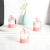 Creative Cartoon Cute Pink Rabbit Bucket Acrylic Oil Drop Toy Table Decorations Decoration Children Gift