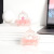 New Lovely Pink Rabbit the Pumpkin Carriage Acrylic Oil Drop Toy Table Decorations Decoration Gifts