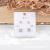 Three Pairs of Well-Shaped Zircon Sterling Silver Earings Set Simple Daily Geometric Earrings Niche Design Earrings Female Fashion