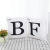 Foreign Trade New Fashion Letter Printing Glow Pillow Simple and Soft Comfortable Office Cushion Pillow Wholesale