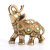 Fortune Bring Elephant Decoration Resin Crafts Living Room Wine Cabinet Hallway Decoration Factory Direct Sales Lucky Elephant Home Ornament