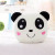 Luminous Led Cute Panda Pillow Hand Warmer Black and White Cute Bear Cat Head Pillow Plush Toy