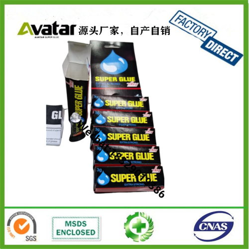 Super Glue Tikey 6 PCs Hanging Card Boxed Hanging Card 502 Glue European and American Glue Export Glue