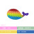 Rainbow Macaron Whale Mermaid Crab Turtle Underwater Animal Deratization Pioneer Children Interactive Educational Toys