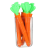 Cute Carrot Food Sealing Clamp Foreign Trade Exclusive Supply