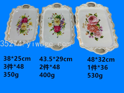 Factory Direct Sales Melamine Inventory Melamine Tray Size Complete Can Be Sold by Ton Large Goods in Yiwu