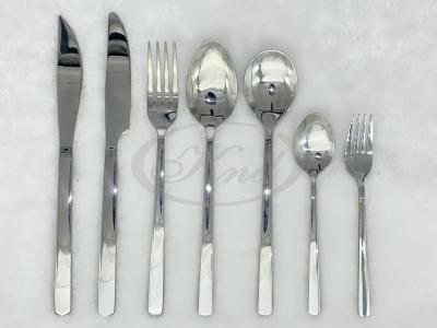 Stainless Steel Western Tableware Knife, Fork and Spoon Hotel Restaurant Steak Knife Tea Spoon