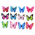 Single Layer PVC Simulation Butterfly Creative Home Gardening Decoration Factory Wholesale Butterfly Magnetic Refridgerator Magnets Spot