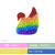 Rainbow Macaron Swan Trojan Shell Owl Animal Deratization Pioneer Child Parent-Child Interaction Silicone Toy